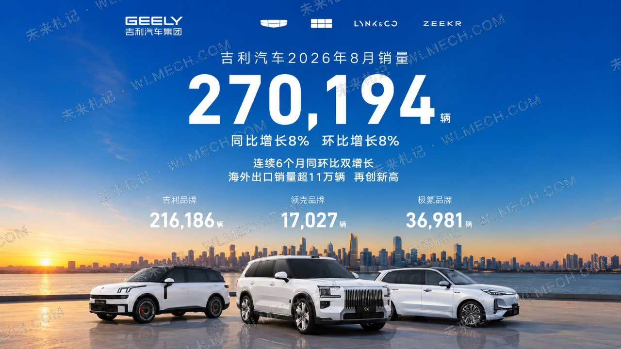8月车企销量出炉：比亚迪44万、奇瑞出口近20万，零跑连续两月破10万配图 6
