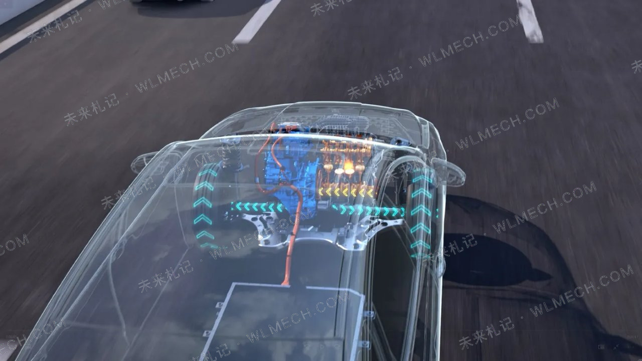 比亚迪为什么开始研究功率分流?这套行星排会进入第六代DM-i吗?配图 14