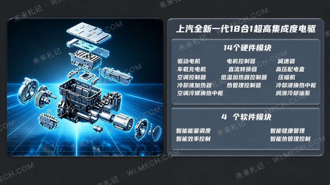 成都车展MG 07正式上市，上汽18合一电驱到底把什么集成到了一起？配图 2